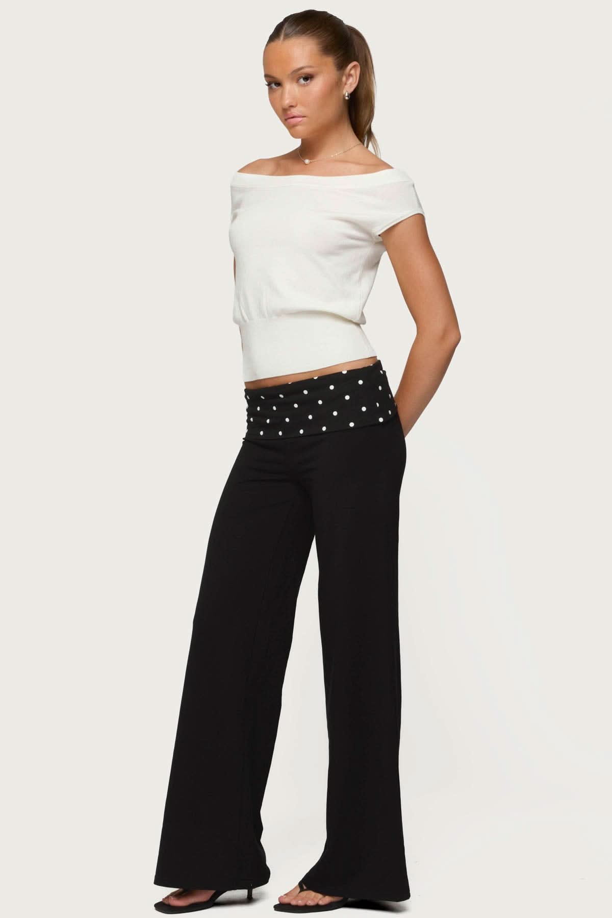 Dotty – Fold Over Pants