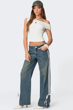 Rulebreaker – Low Rise Ribbon Jeans