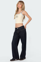Noir – Low Rise Jeans