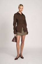 Rebecca – Tailored Wrap Shirt