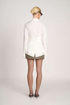 Rebecca – Tailored Wrap Shirt