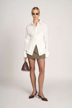 Rebecca – Tailored Wrap Shirt