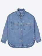 Oversized Denim Shirt Jacket