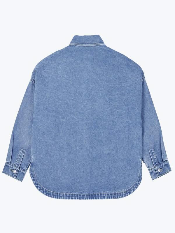 Oversized Denim Shirt Jacket