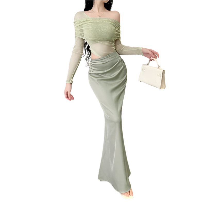 Serena Cut-Out — Maxikleid