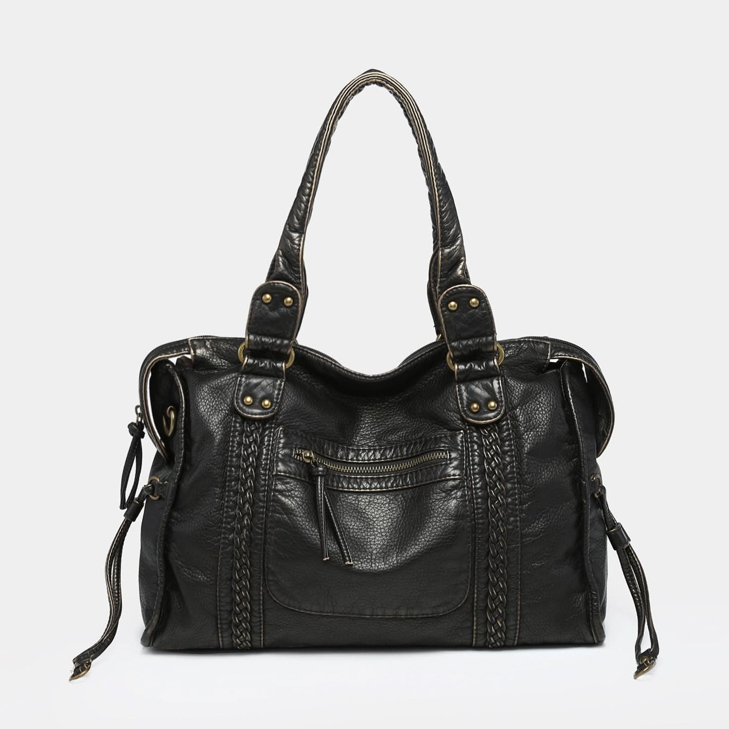 Aide XL in Vintage Black – Tote Bag