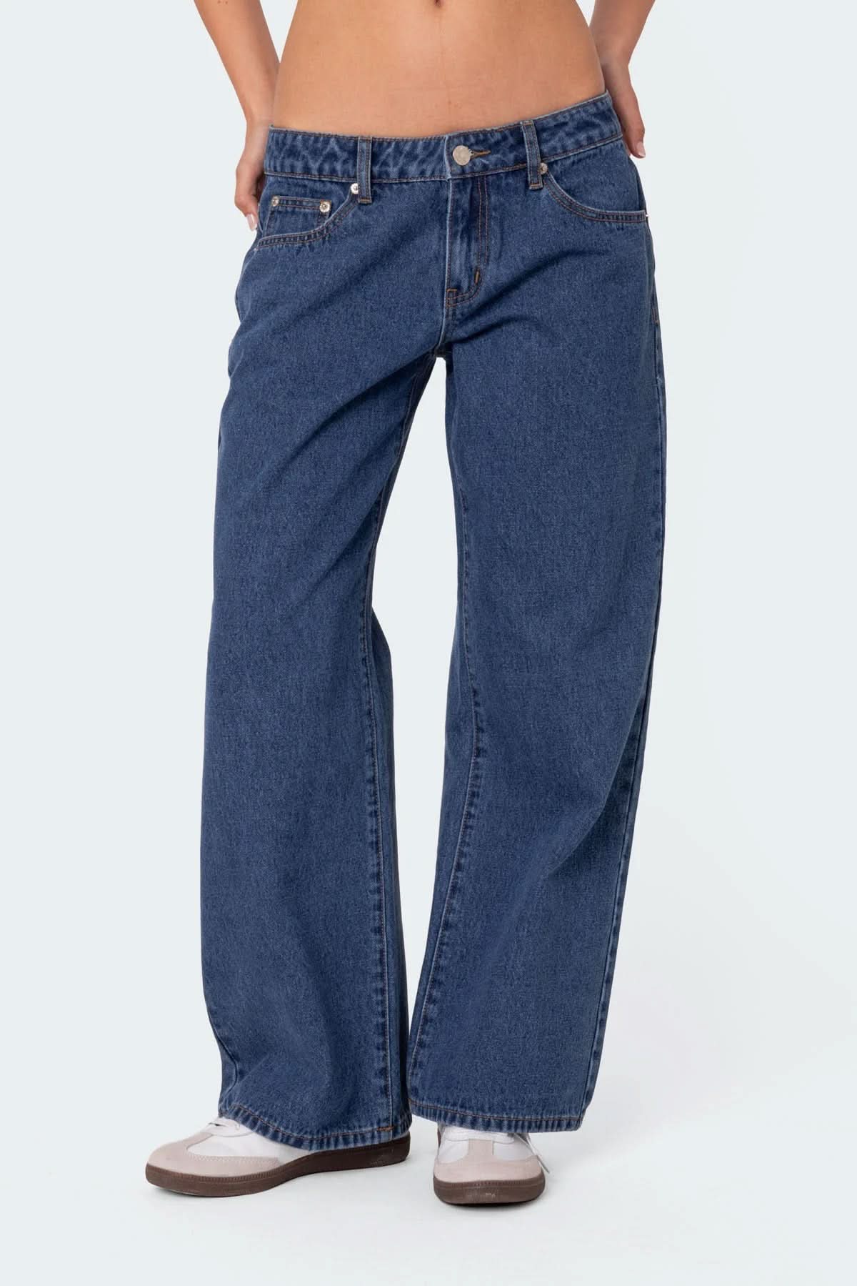 Maya Washed – Low Rise Jeans