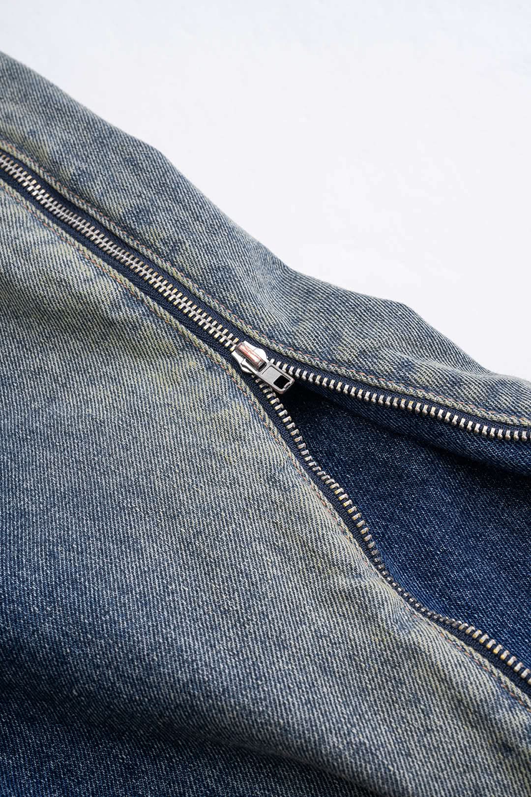 Shadowline – Dual-Tone Wide-Leg Denim
