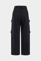 Night Ops – Wide-Leg Cargo Denim