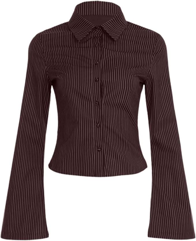 Anitta 2000s – Pinstripe Shirt