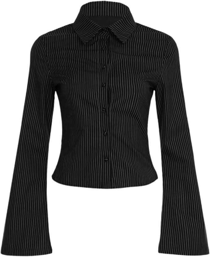 Anitta 2000s – Pinstripe Shirt