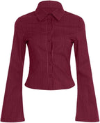 Anitta 2000s – Pinstripe Shirt