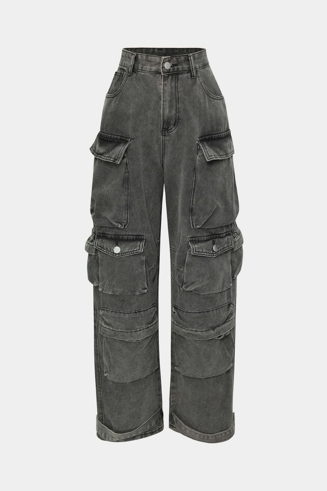 Fumo Street – Multi-Pocket Cargo Denim