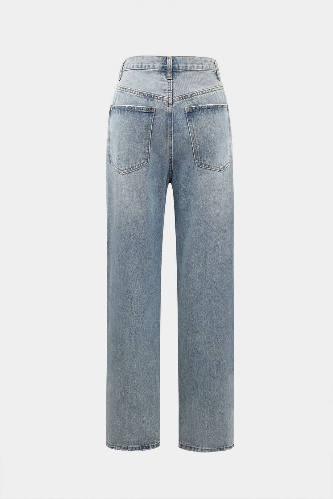 Luna Cross – Asymmetric Waist Denim