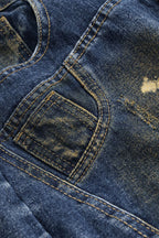 Neon Drip – Wide-Leg Denim