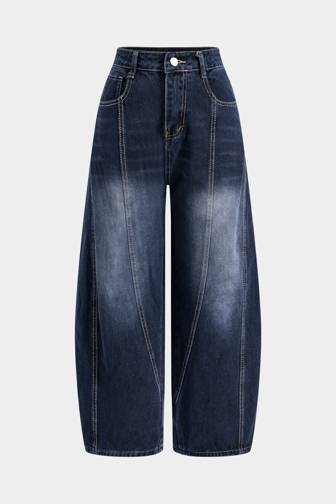 Skyline Curve – Wide-Leg Denim