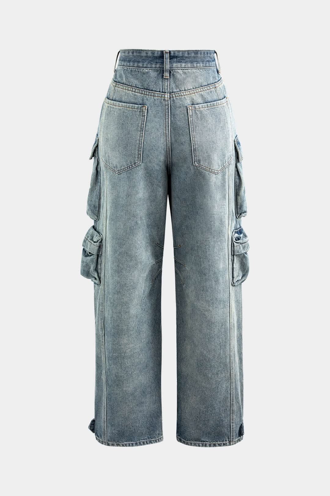 Fumo Street – Multi-Pocket Cargo Denim