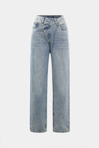 Luna Cross – Asymmetric Waist Denim