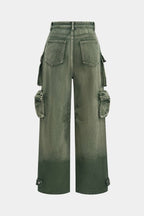 Sabbia – Y2K Multi-Pocket Cargo Denim