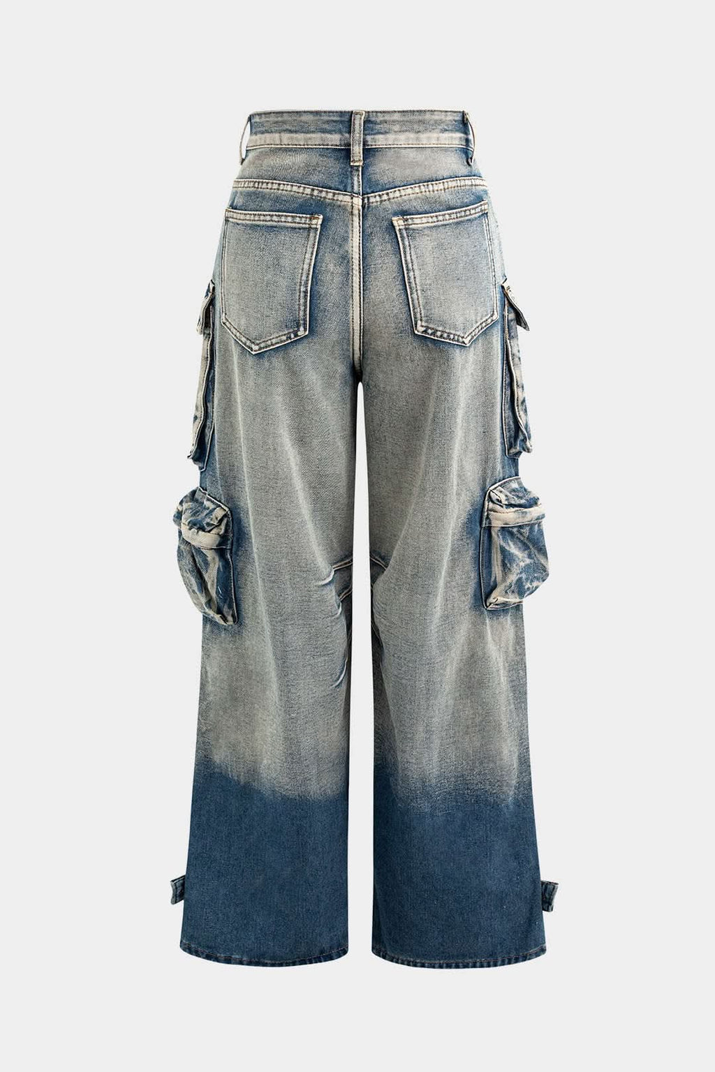 Sabbia – Y2K Multi-Pocket Cargo Denim