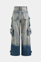 Sabbia – Y2K Multi-Pocket Cargo Denim
