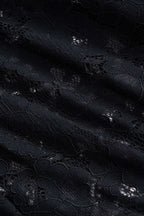 Notte Fiore – Lace Panel Wide-Leg Jeans