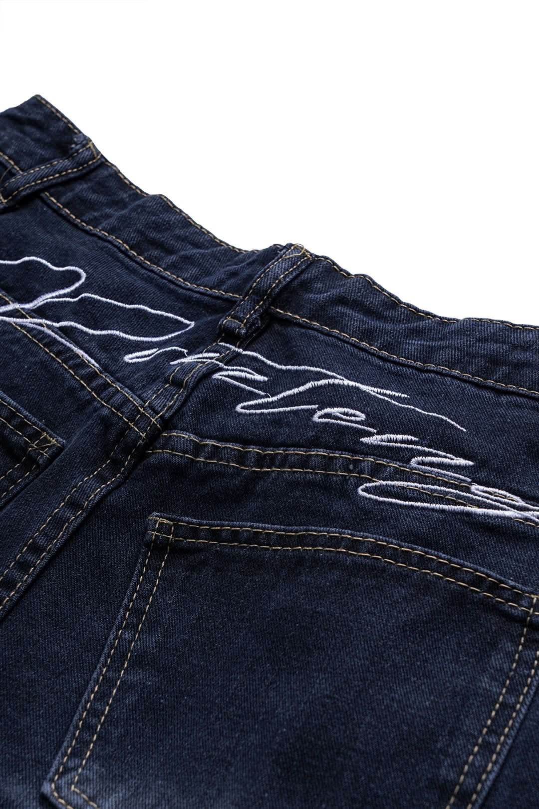 Skyline Curve – Wide-Leg Denim
