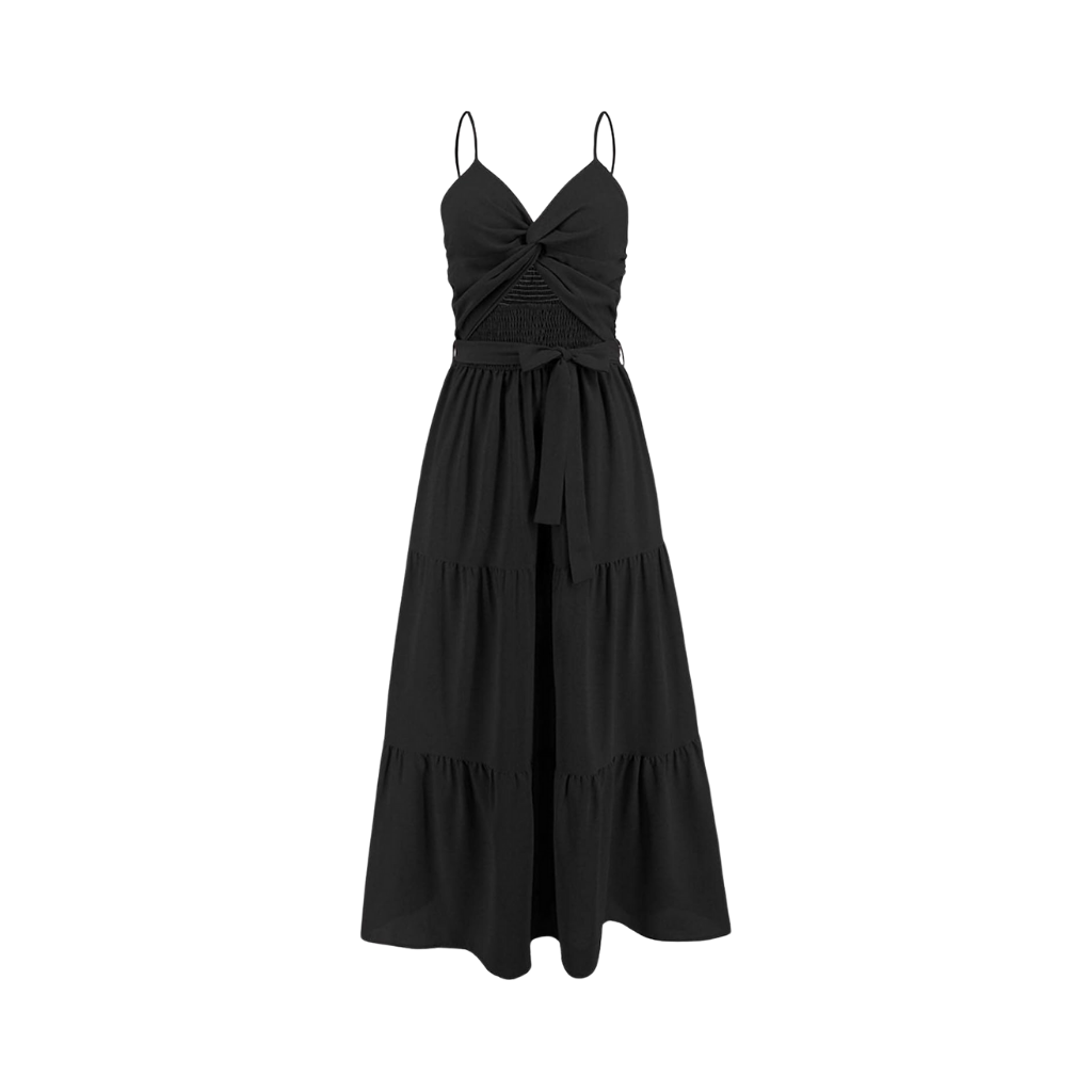 Agné Cut-Out — Maxi Dress