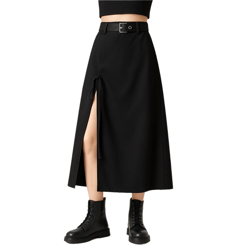 Blade Schlitz — Midi Skirt