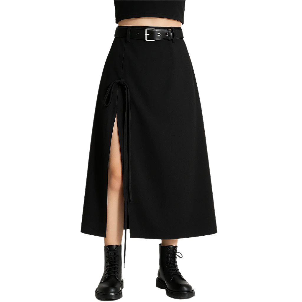 Blade Schlitz — Midi Skirt