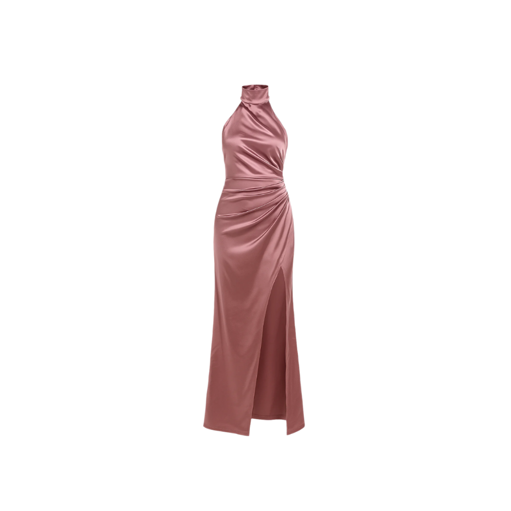 Nerina Satin — Maxikleid
